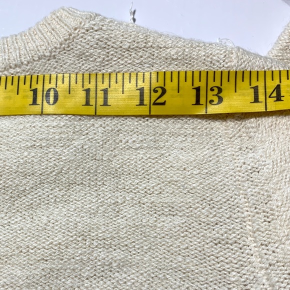 Anthropology MOTH Cream White Knitted Sweater Size Small - Picture 10 of 11